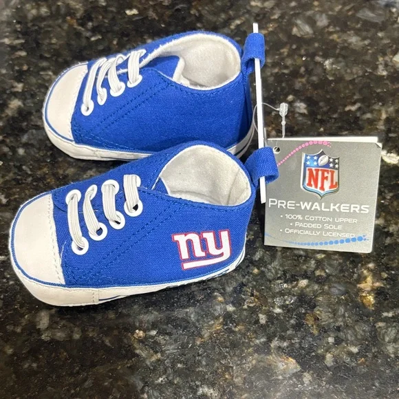 NFL Pre-Walkers NY Giants Baby Shoes - Picture 1 of 6